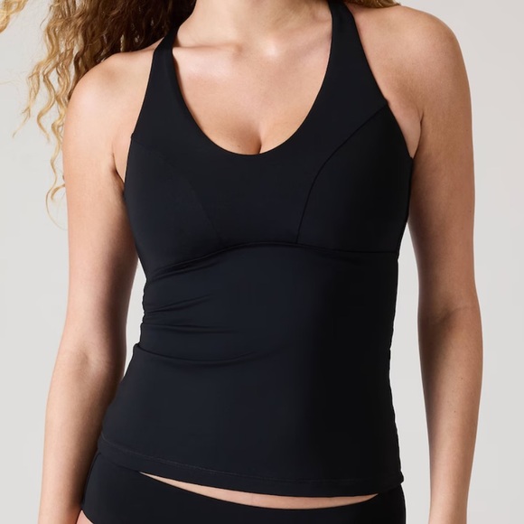 Athleta Triangle Tankini D-DD Black NEW - Picture 1 of 10